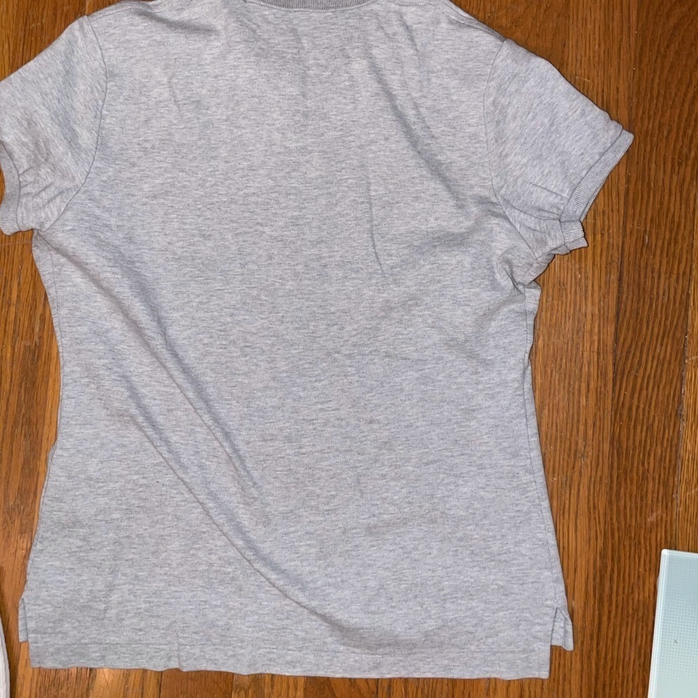 Ralph Lauren sport polo shirt gray pink slim fit - Picture 2 of 2